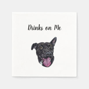 Hund Cocktail Napkins Pappersservett