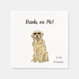 Hund Cocktail Servetter