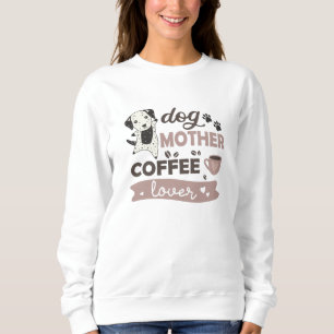 Hund Coffee Älskare Cute Dalmatien Hund T Shirt
