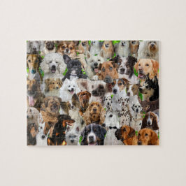 Hund Collage Puzzle Pussel