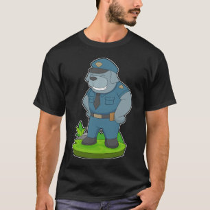 Hund Cop Police T Shirt