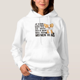 Hund Corgi gillar inte folk, Cute Hundar T Shirt