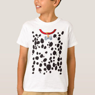 Hund Costume Dalmations Spots Puppy Print Hallowee T Shirt