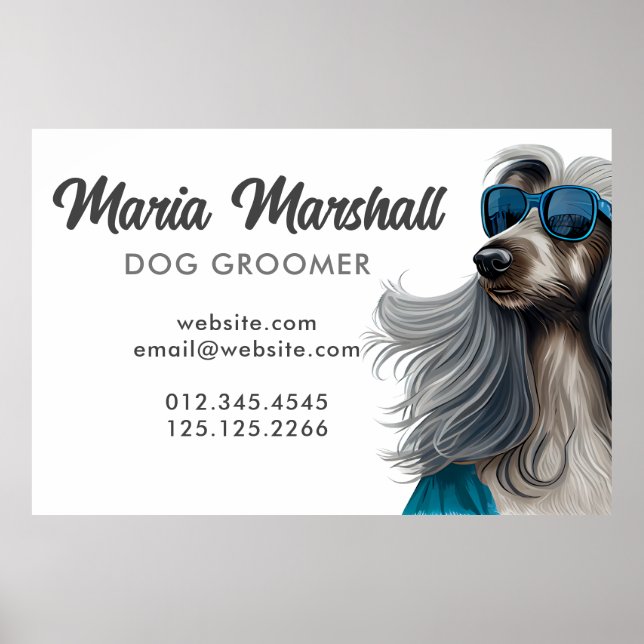 Hund Couture Poster hämtningsbara filer (Framsidan)