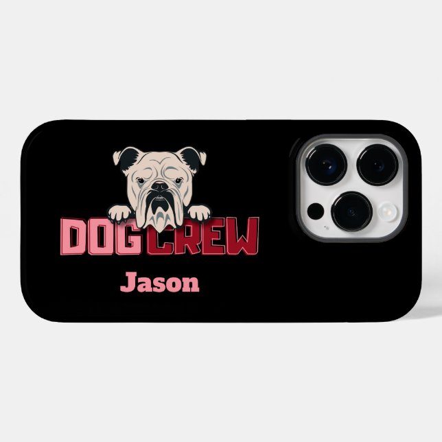 Hund Crew Bulldog-Anpassningsbar (Baksida (horisontell))