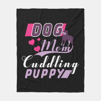 Hund Cuddling Puppy Fleecefilt