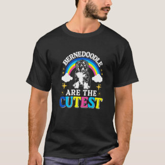 Hund Cute Bernedoodle Premium T Shirt