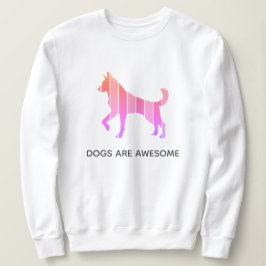 Hund - Cute Pet Art, Rosa Abstrakt Animal T Shirt
