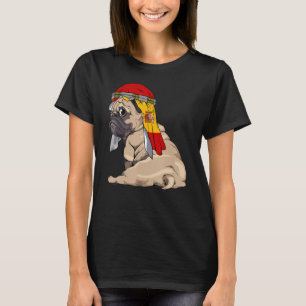 Hund Cute Pug Retro Spain-Pride T Shirt