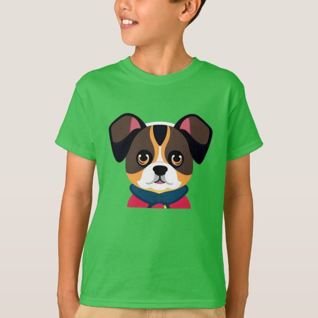 HUND CUTE T SHIRT (Framsida)