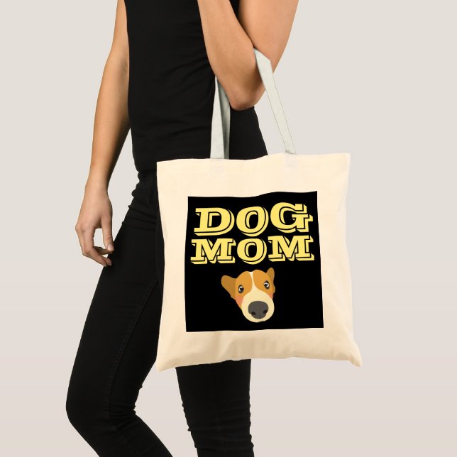 HUND CUTE TOTES HANDBAGS PURSE TYGKASSE (Framsida (produkt))