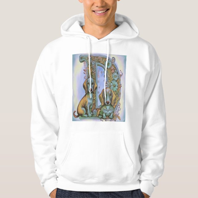 Hund D, Alfabet Hoodie (Framsida)