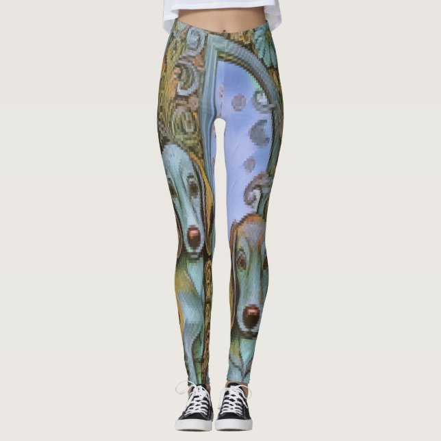 Hund D, Alfabet Leggings (Framsida)