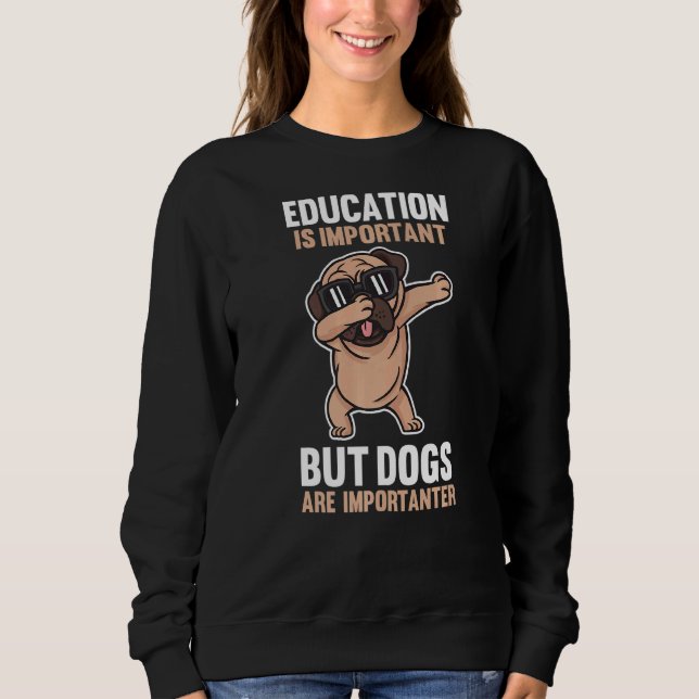 Hund Dabbing Pug T Shirt (Framsida)