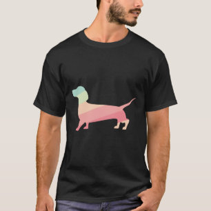 Hund Dachshund Owner för färgad korv T Shirt