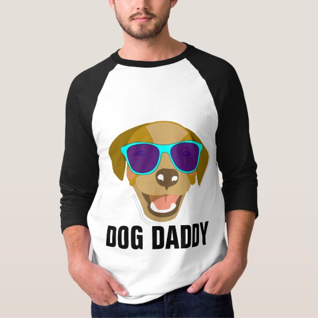 HUND DADDY PAPPA T-Shirts Tees (Framsida)