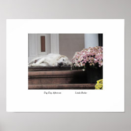 Hund Dag eftermiddag av Linda Becker Poster