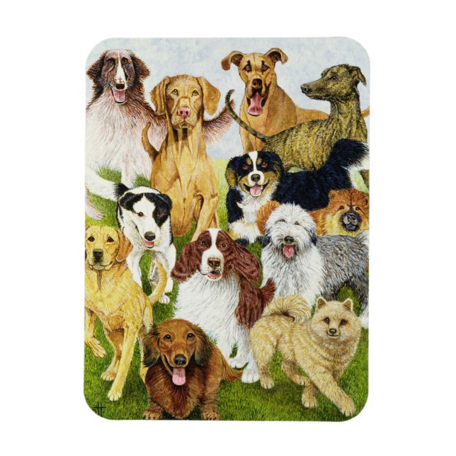 Hund dagar magnet (Vertikal)