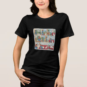Hund Daglig Tecknad för utlopp 2025 Treblend S T Shirt