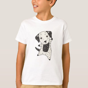 Hund Dalmatien Retriver Cute Hundar För barn T Shirt