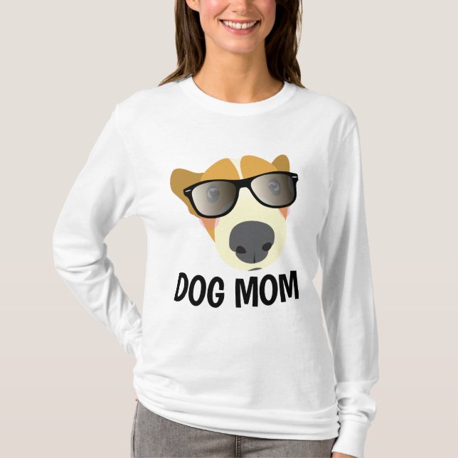 HUND Dam Hund älskare T-Shirts (Framsida)