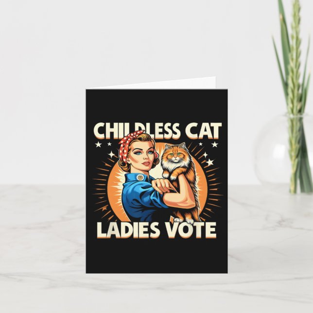Hund Dam, vi ska inte åka tillbaka Cat Dam Cat Lov Kort (Framsida)