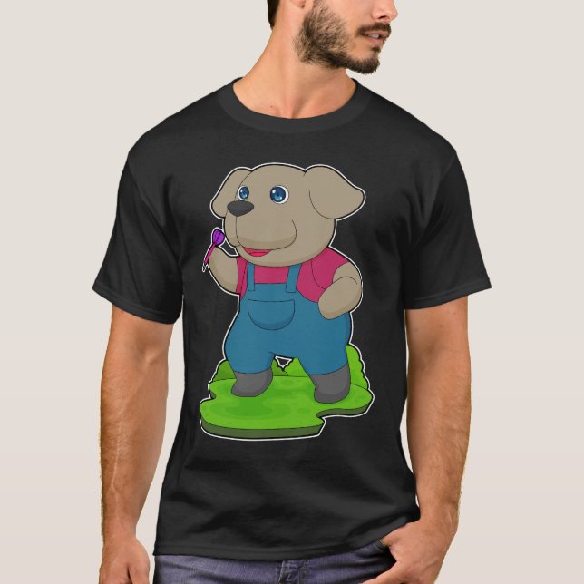 Hund Darts Dart T Shirt (Framsida)