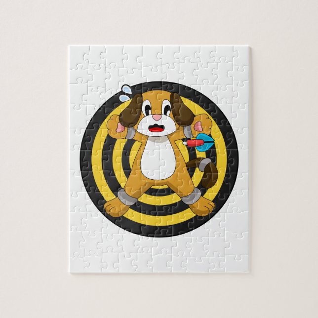 Hund Darts Dartboard Pussel (Vertikal)