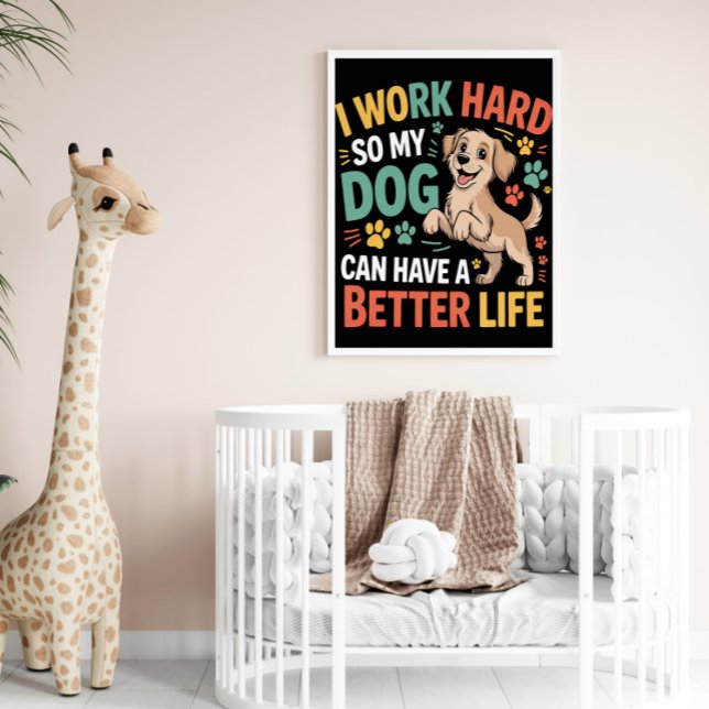 Hund definition av bättre liv poster (Skapare uppladdad)
