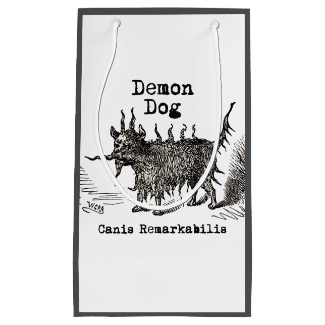 Hund Demon Vintage Funny Cute (Framsidan)