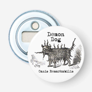 Hund Demon Vintage Funny Cute Flasköppnare