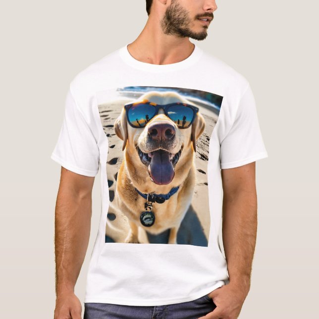 Hund design T-shirt (Framsida)