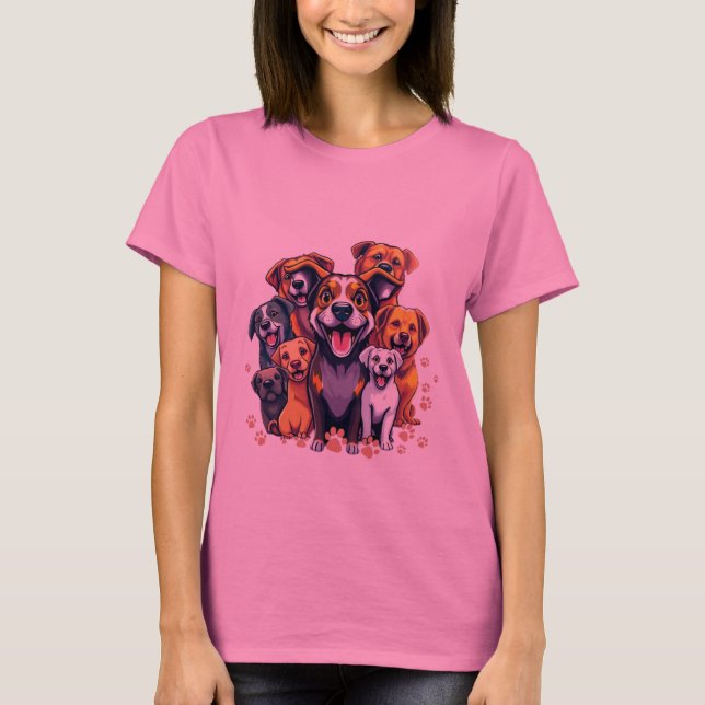 HUND DESIGN T-SHIRT 7 (Framsida)