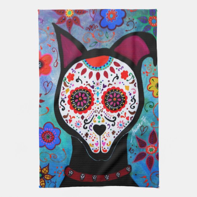 HUND DIAMETER DE LOS MUERTOS FÖR EL PERRO KÖKSHANDDUK (Vertikal)