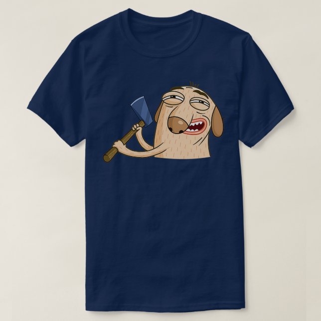 Hund Diggy1 T Shirt (Design framsida)