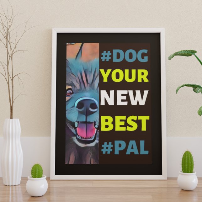 #Hund, din nya bästa #Pal ...Keeshond Poster (Skapare uppladdad)