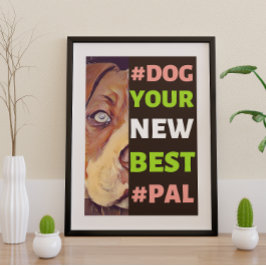 #Hund, din nya bästa #Pal ...Pitbull Poster