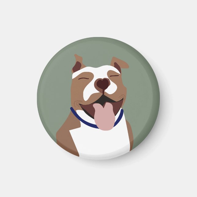 Hund, Djur, Husdjur Magnet (Framsidan)
