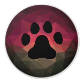 Hund, djurfotavtryck, kattfot knopp