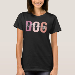 Hund Dog Walker Hund Sitter T Shirt