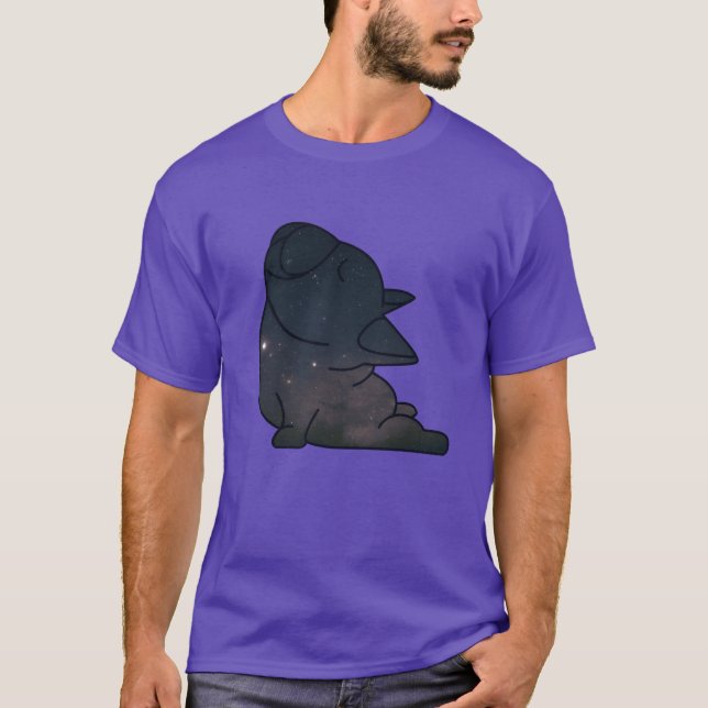 Hund Dogfather Hund pappa Hund älskare Mamma Yoga  T Shirt (Framsida)