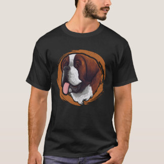 Hund Dogfather Hund pappa Hund älskare Saint retro T Shirt