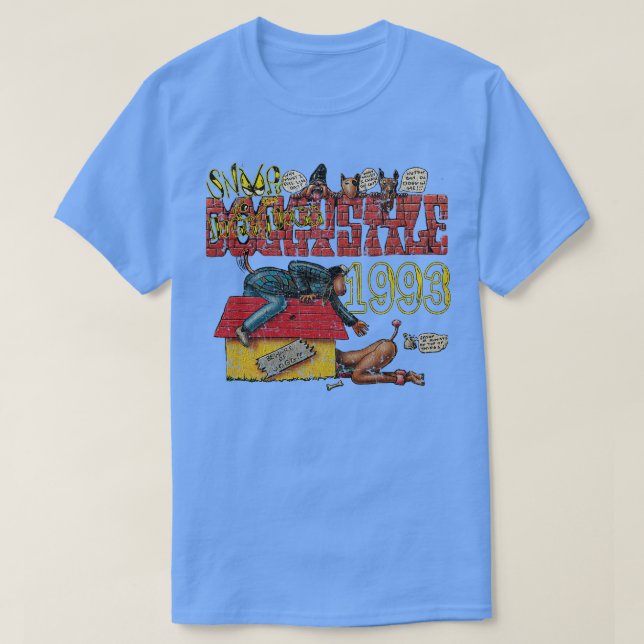 Hund Doggystyle 1993 TShirt T Shirt (Design framsida)