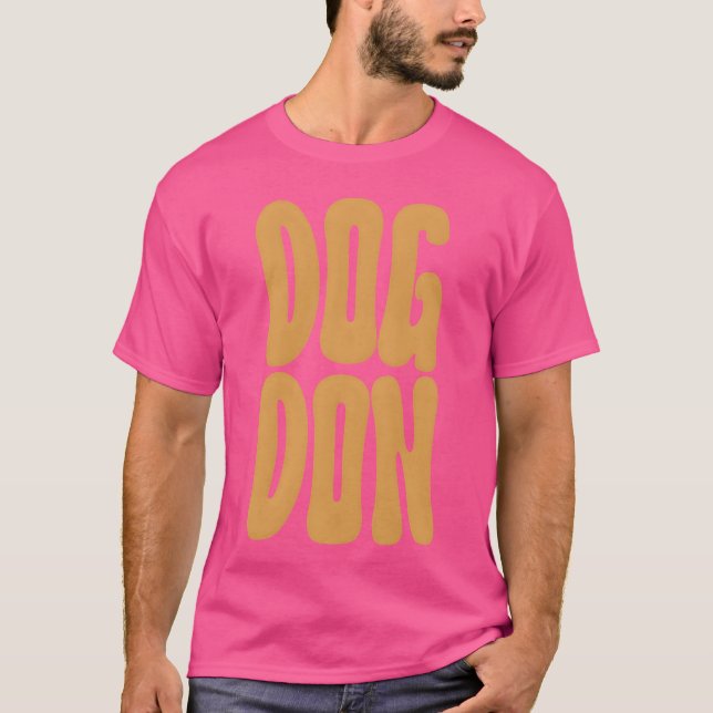 Hund Don vintage-vänner T Shirt (Framsida)