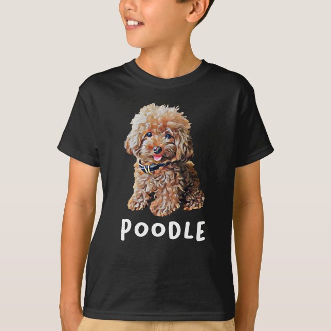 Hund Doodle Goldendoodle Hund älskare T Shirt (Framsida)