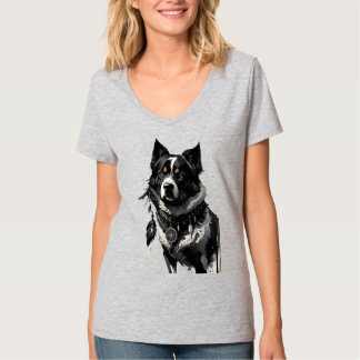 hund, drömfångare, amulett, talisman, t shirt