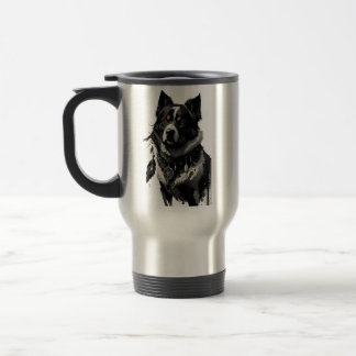 hund, drömmare, amulet, talisman. resemugg