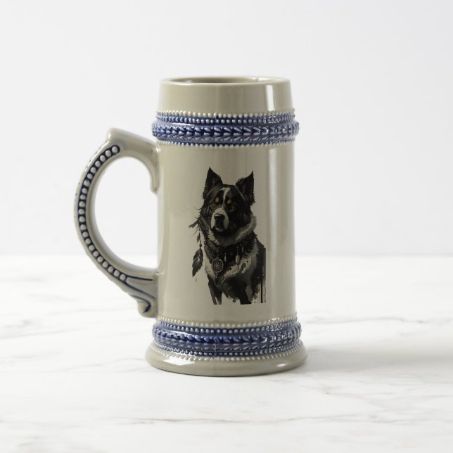 hund, drömmare, amulet, talisman. sejdel (Vänster)