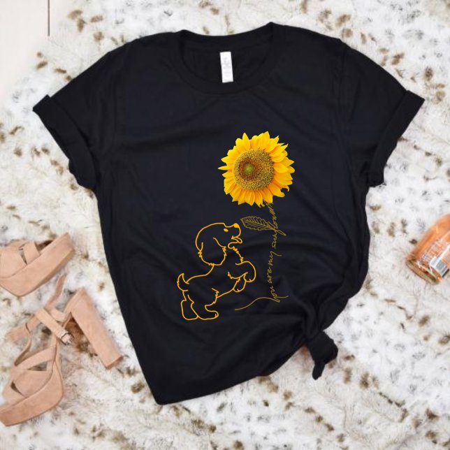 Hund du är min solskina Mamma Pappa-Djurälskare T Shirt (Skapare uppladdad)