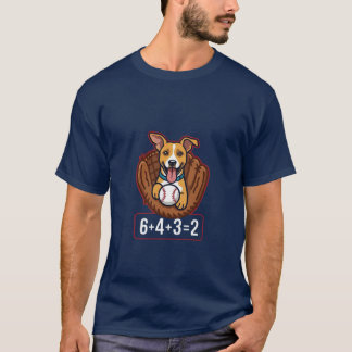 hund dubbelspel t shirt